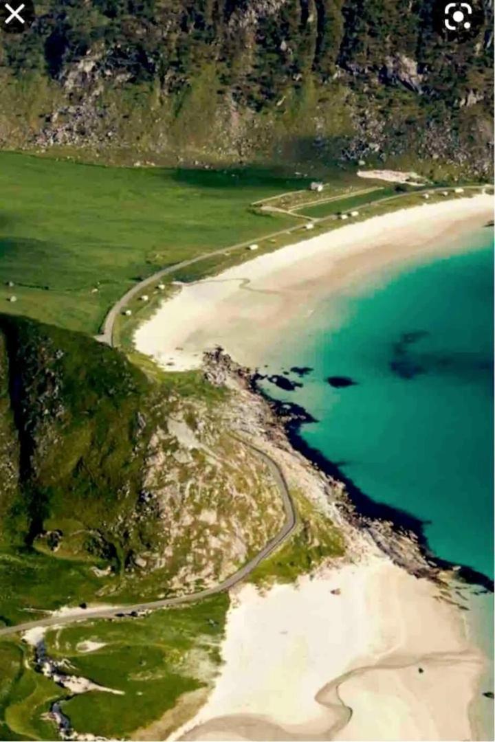 Haukland Beach House Leknes Bagian luar foto