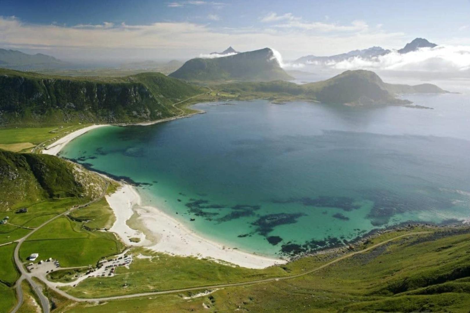 Haukland Beach House Leknes Bagian luar foto
